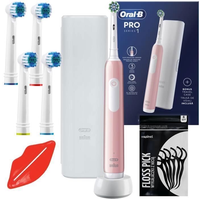 Brosse à dents électrique Oral B Pro 1 3 modes de brossage Étui inclus