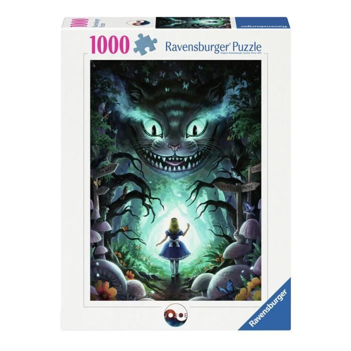 Puzzle - RAVENSBURGER - Alice au pays des merveilles - 1000 pièces - Thème fantastique - Pour adultes