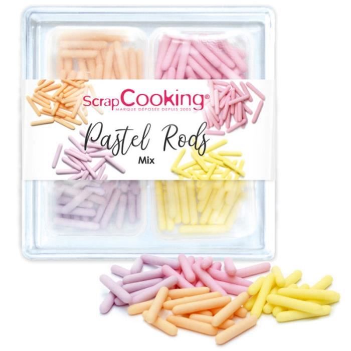 Décors sucrés - SCRAPCOOKING - Mix ronds - Pastel - 60 g - Idéal pour ...