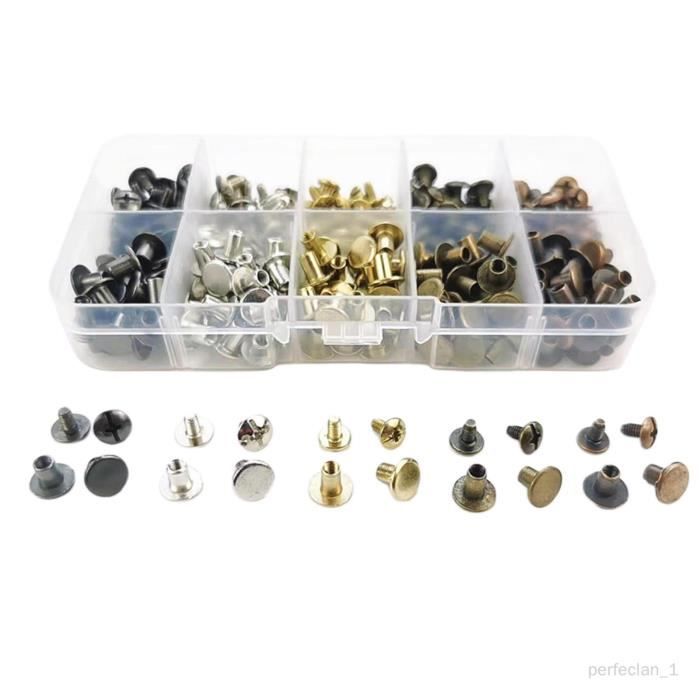 SM SunniMix 26 Pièces/Ensemble A à Z Lettres Anglaises En Métal Rivets à Griffes Pour Vêtements Argent