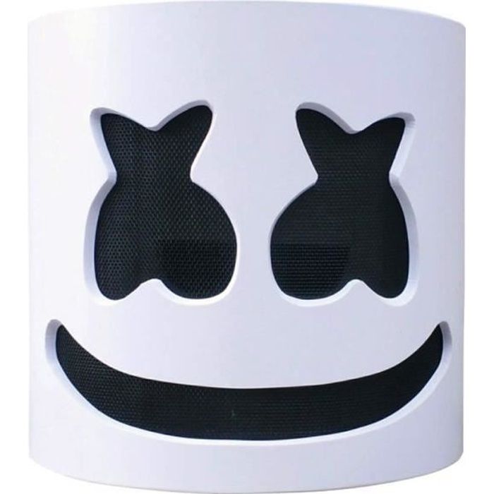 Masque De Musique Dj Marshmello Masque Marshmello Casque Halloween Cosplay Costume Tete Complete Tete Nouveaute Adultedv Cdiscount Maison
