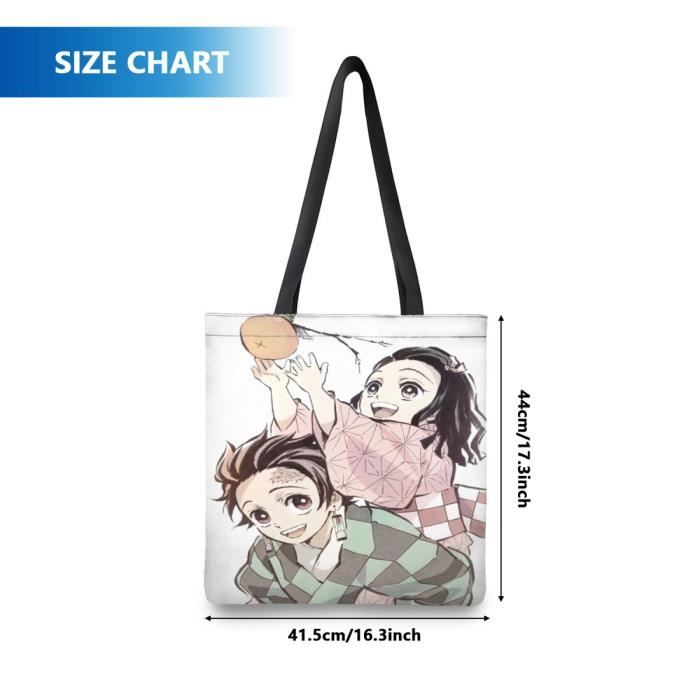 Sac à Dos/toile Demon Slayer – Nezuko Kamado – Sac D'école En Canvas – Cadeau Manga