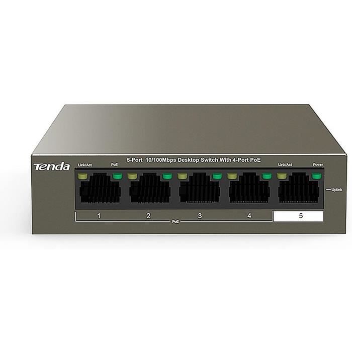 Switch PoE Tenda 10 Porte - 8 Porte PoE 63W, Plug & Play, Per Telecamere IP E Reti - Foto 2