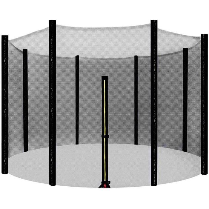 Trampoline pour enfant 150 cm intérieur et extérieur avec filet de sécurité, mini trampoline pour bébé avec panier de basket-ball, tapis de saut de trampoline, cadeau d'anniversaire pour enfants
