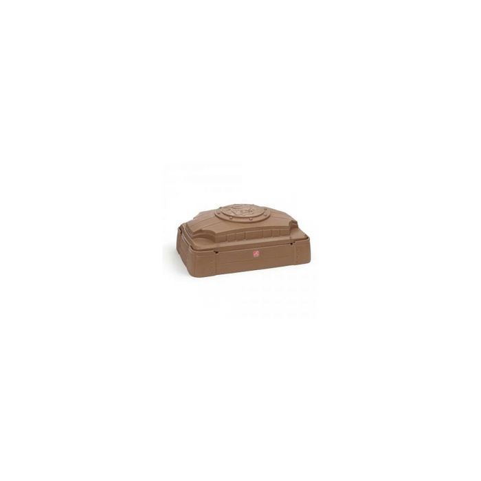 Step2 Play & Store Bac à Sable Avec Couvercle – 4 Sièges, Résistant, Pour Jardin – Dès 2 Ans