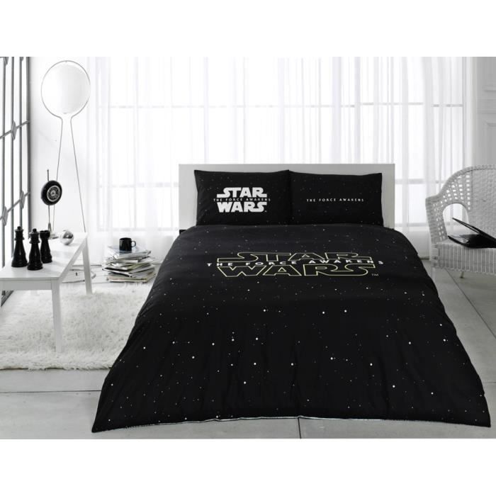 Acheter Parure housse de couette et taie d'oreiller Glow in the Dark Star Wars Grogu 100% coton simple from Next France