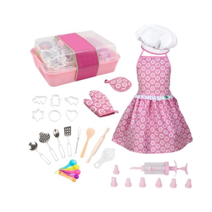 Kit De Cuisine Enfant 20 Pièces - Jeu D'imitation Chef Avec Casseroles Et Ustensiles - Jouet éducatif Dès 3 Ans - Cadeau Fille Garçon - 9