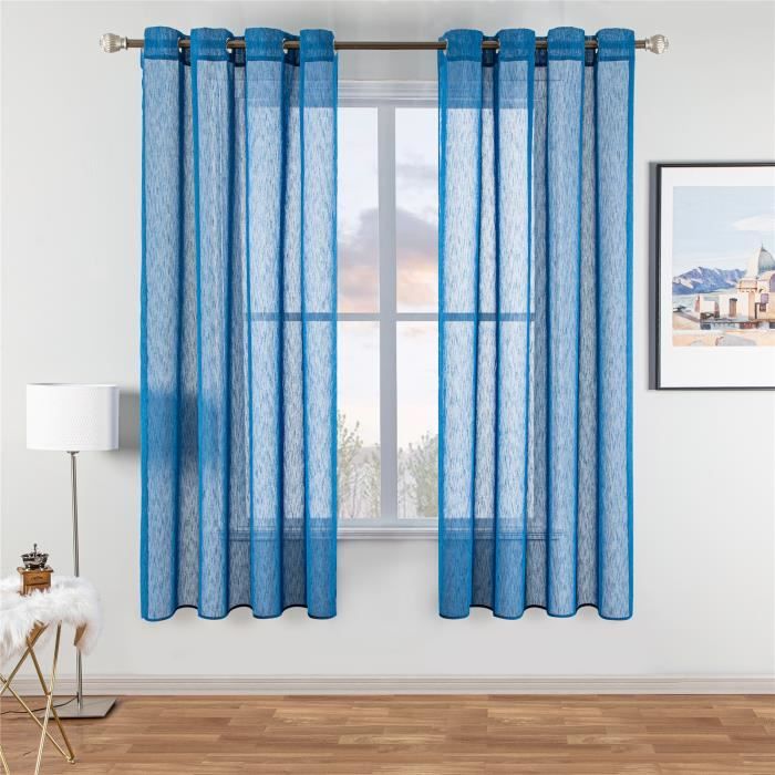 Topfinel 2pcs Rideaux Voilage Enfant à Motif Bleu Planète pour Chambre Garçon et Fille Voilages à Oeillets Décor Salon 140x160cm Planète Topfinel 2pcs Rideaux Voilage Enfant à Motif Bleu Planète pour Chambre Garçon et Fille Voilages à Oeillets Décor Salon 140x160cm Planète