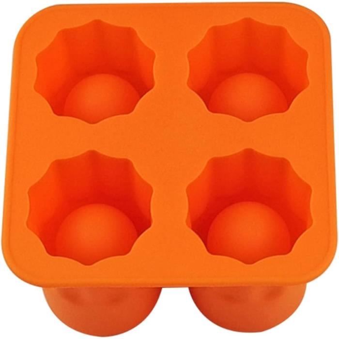 Moules à Glaçons En Silicone Forme Montagne Enneigée - Lot De 3 - Pour Glaçons Originaux Et Faciles à Démouler