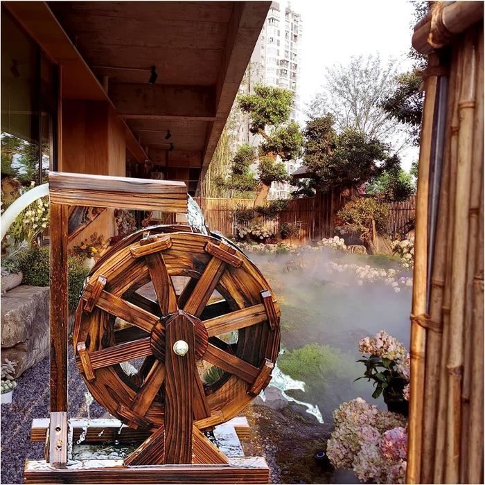 Volant (roue) En Bois Décoration Murale - Diamètre 3-50 Cm (variable), Style Marin, Neuf