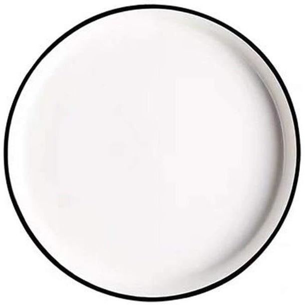 PH PandaHall 2 couleur Plateau à Bijoux en Forme de Fleur de Lotus Support pour Bagues Plat Bol à Sauce Plateau à Bibelots en Céramique Plat à Tremper Table de Nuit, Décoration