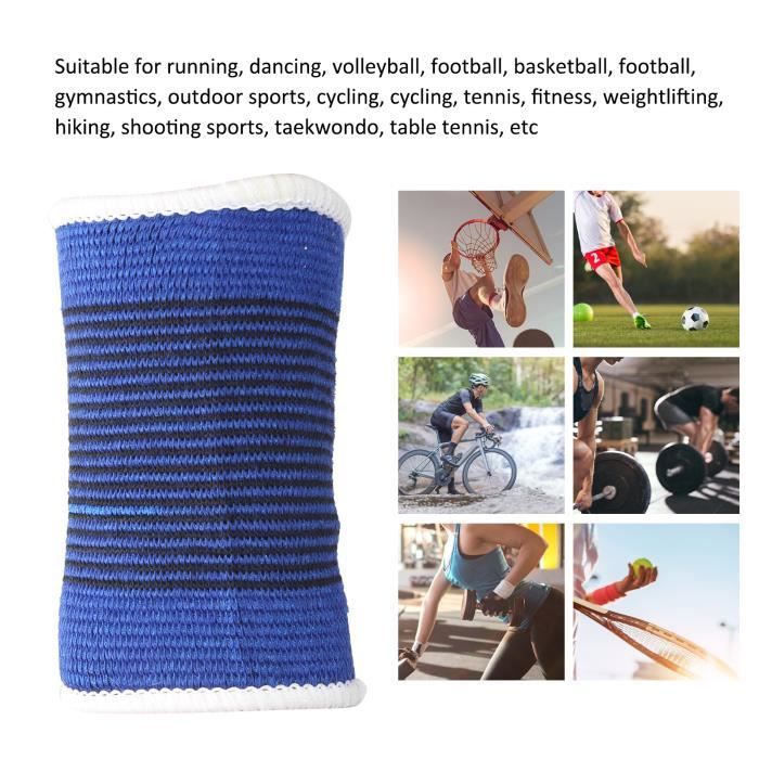 Bandes De Poignet élastiques JSM FITNESS – Soutien, Stabilité, Prise Renforcée, Antidouleur – Pour Muscu, Crossfit, Powerlifting (2 Pièces)
