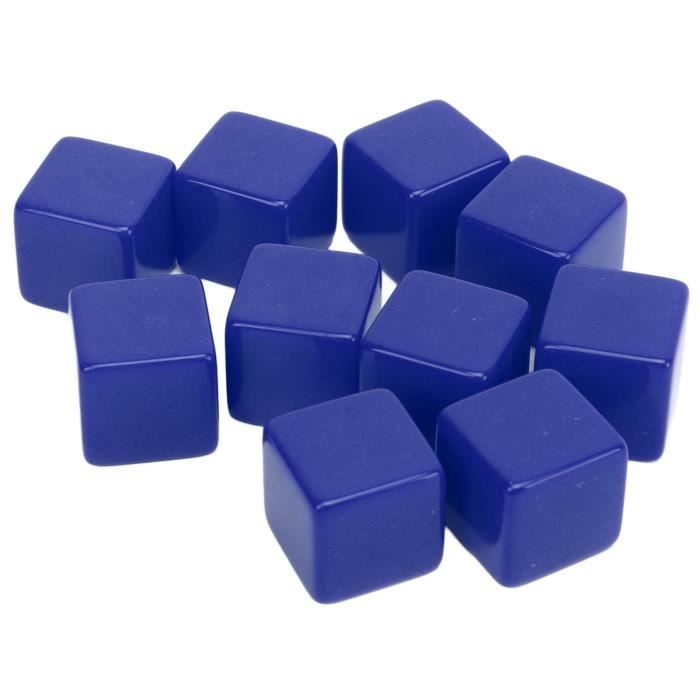 Lot de 30 dés à jouer 16mm - ZERODIS - Jeu de dés pour enfants et