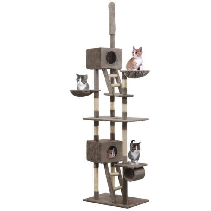 vidaXL Arbre à chat avec griffoirs 230 260 cm