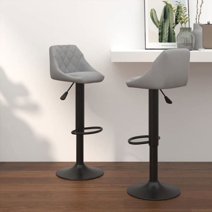 vidaXL Lot de 2 Tabourets de Bar Chaise de Pub Siège de Bistrot Meuble de Salle à Manger Cuisine Salon Maison Intérieur 335349