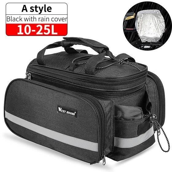 Wildken Sacoche De Vélo Pour Porte-bagages, étanche, 25 L, Avec Double