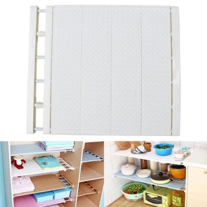 Domigard 5 Pièces Séparateur Étagère Transparent - Rangement Sacs à Main Réglables Pour Armoire