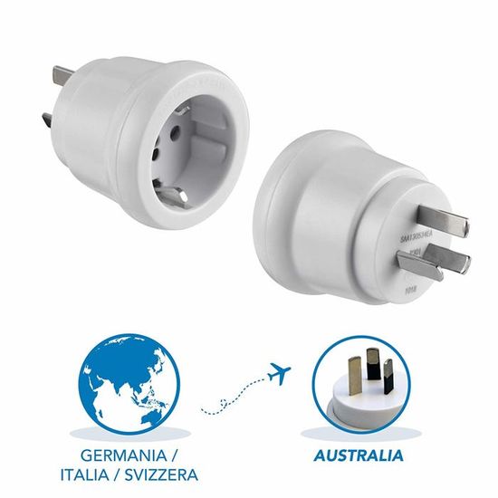 Italy Italian IT Adaptateur Prise De Voyage Type L Vers Prise