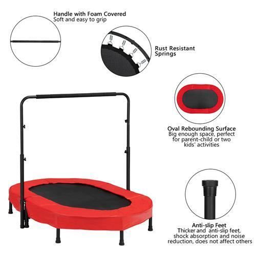 Ancheer clearance double trampoline