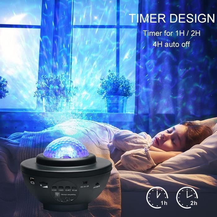 Projecteur d'étoiles LED Portable,Projecteur Laser Rotatif, Lumière de  Scène, Veilleuse Lumière d'ambiance Musicale - Cdiscount Maison