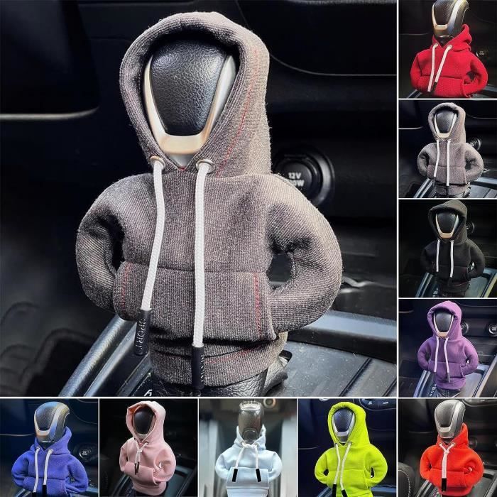 Sweat à Capuche Pour Levier De Vitesse De Voiture – Protection Drôle De Changement De Vitesse, Pull Décoratif Pour Levier De Vitesse | Décorations De Voiture, Fournitures D'intérieur Pour Camions, SUV