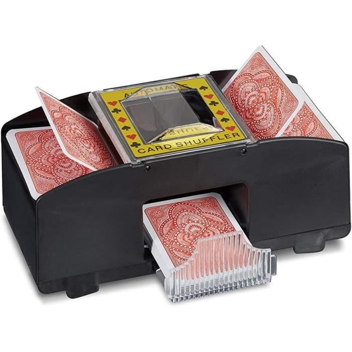 Mélangeur de Cartes Automatique pour 2 Jeux de Cartes - Batteur électrique  de Cartes à Jouer - Card shuffler - Cadeau Origin[486] - Cdiscount Jeux -  Jouets
