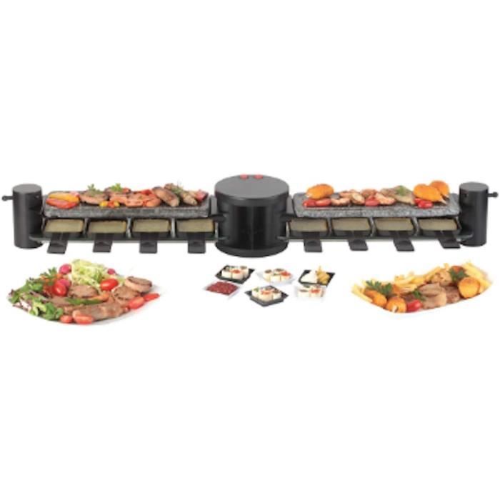 OHMEX OHMGRIL5800 Appareil a Raclette et Grill Pierre 1200 Watts