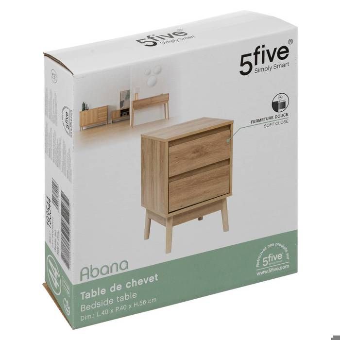 Table de Chevet Commode Meuble de Rangement eois avec 5 Tiroirs sur Table de Chevet Commode Meuble de Rangement eois avec 5 Tiroirs sur
