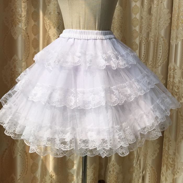 Short Jupon de tulle pour f te de mariage Noir Blanc Cdiscount