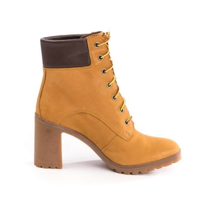 Boots Femme TIMBERLAND Allington Jaune Nubuck Better Leather