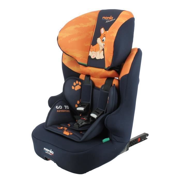 Nania - Siège auto fixations isofix RACE I FIX 76-140 cm R129 i-Size – De 3 à  10 ans - Têtière réglable - Base inclinable - Renard - Achat / Vente siège  auto Nania - Siège auto fixation - Cdiscount