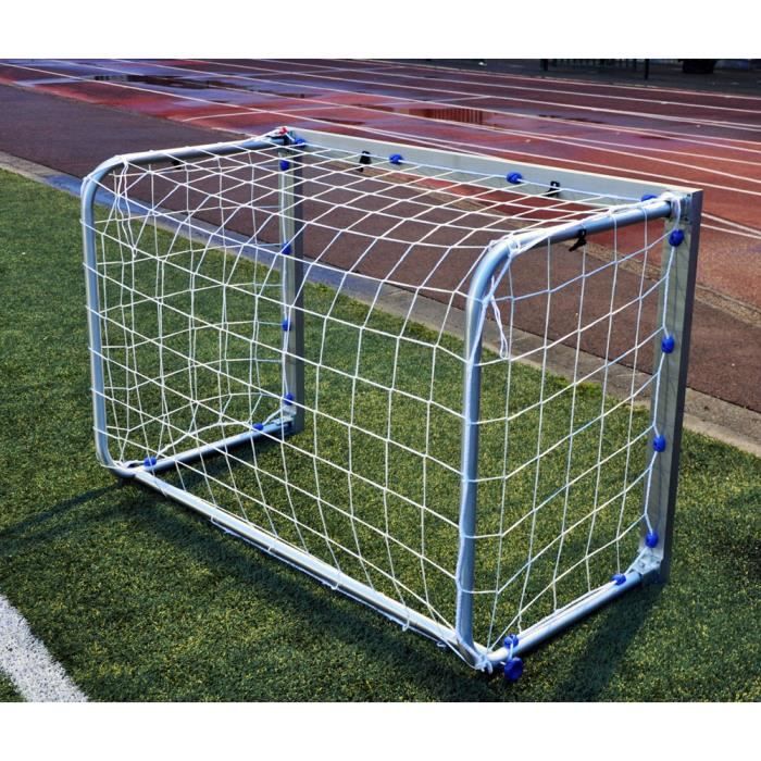 But De Foot Aluminium 1.2x0.8m - Filet Inclus, Pliable, Stable, Pour Jardin, 120x80cm