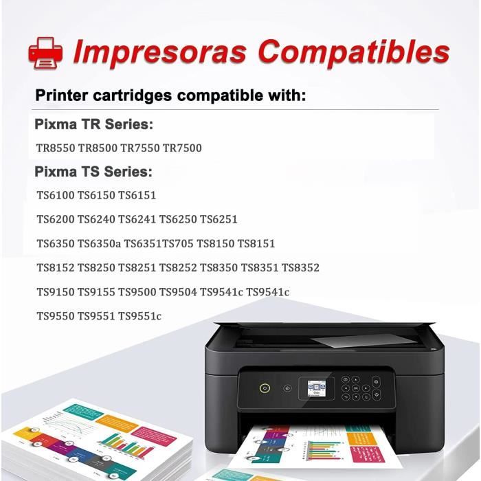 Pgi-580Xxl Cli-581Xxl Cartouche D'Encre Compatible Pour 580 581 Xxl