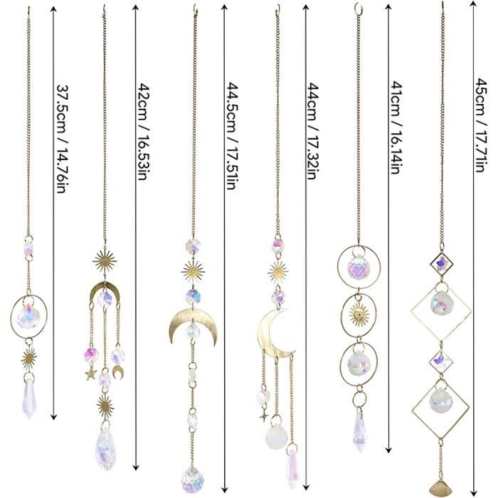 Lot De 10 Pendentifs Transparents Pour Lustres - Décorations Lumineuses Suspendues Pour Mariage, Jardin, Intérieur - 3
