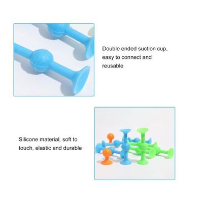 30 Ventouses Pop Sucker Toys – Jeu De Lancer Silicone Réutilisable Pour Enfants Et Adultes