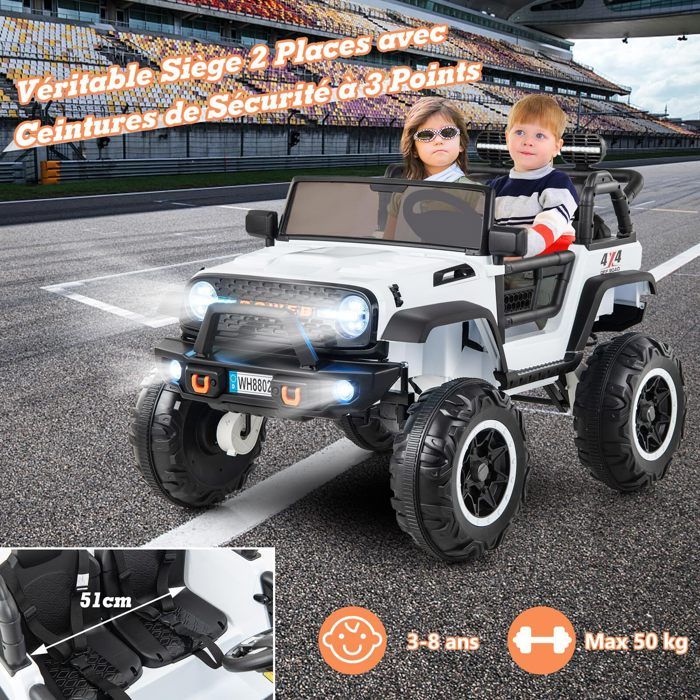 Voiture electrique 24v avec telecommande parentale cheap
