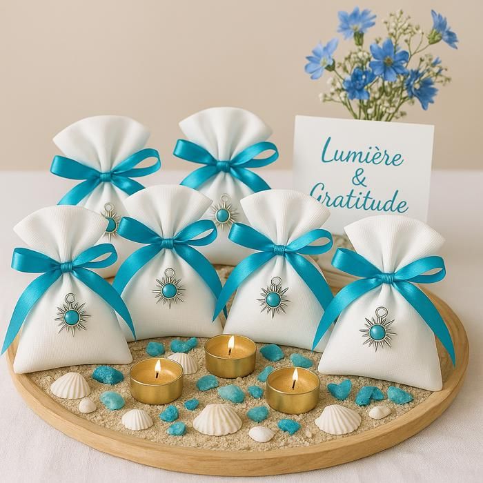 SLTAXAR 30 PCS Petit Pochette Cadeau Tissu 13 * 18cm Sachet Dragée