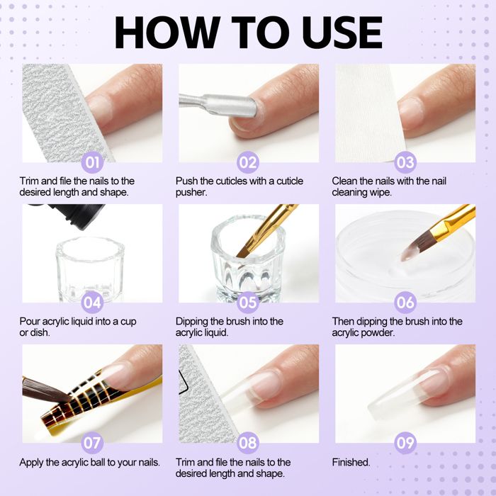 Kit Complet Manucure Professionnel Avec Lampe UV, Perceuse Et Vernis - Pour Débutantes Ou Pro