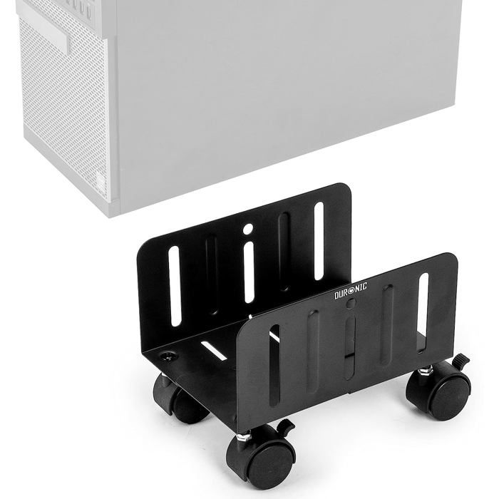 Support D'ordinateur Avec 2 Roues Verrouillables Et 2 Roulettes