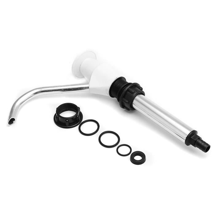 Pompe à Main Pour Caravane Et Camping-car | Double Action, Auto-amorçante, Tuyau Alliage Aluminium 18 Cm