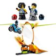 LEGO® 60299 City Stuntz Le Spectacle des Cascadeurs, Motos à Rétrofriction, Cercle de feu, Figurine Duke DeTain-3