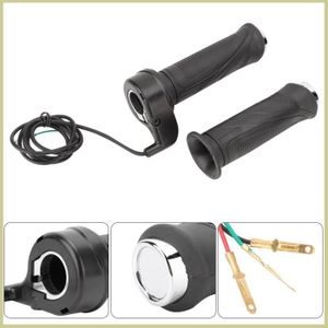 Kit Câble D'accélérateur Torsadé Pour Mini Bike, Chopper, Moto 7/8" - Universel - Noir - Neuf Avec Garantie