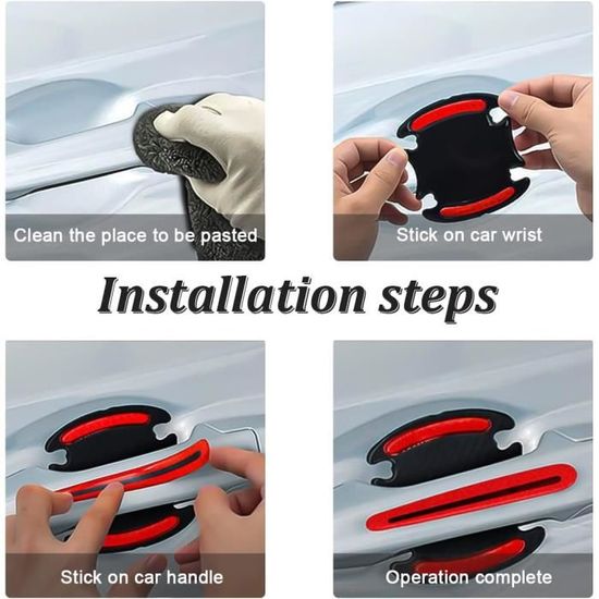 4 Housses En Silicone Antidérapant Pour Poignées De Frein Vélo | Rouges 45x12 Mm | Accessoire Pour VTT, Route Ou Ville | Facile à Poser