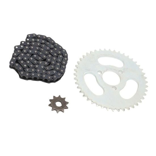 Kit Chaîne Et Pignons T8F Avant Arrière - Ensemble Complet Haute Résistance Pour Mini Dirt Bike ATV