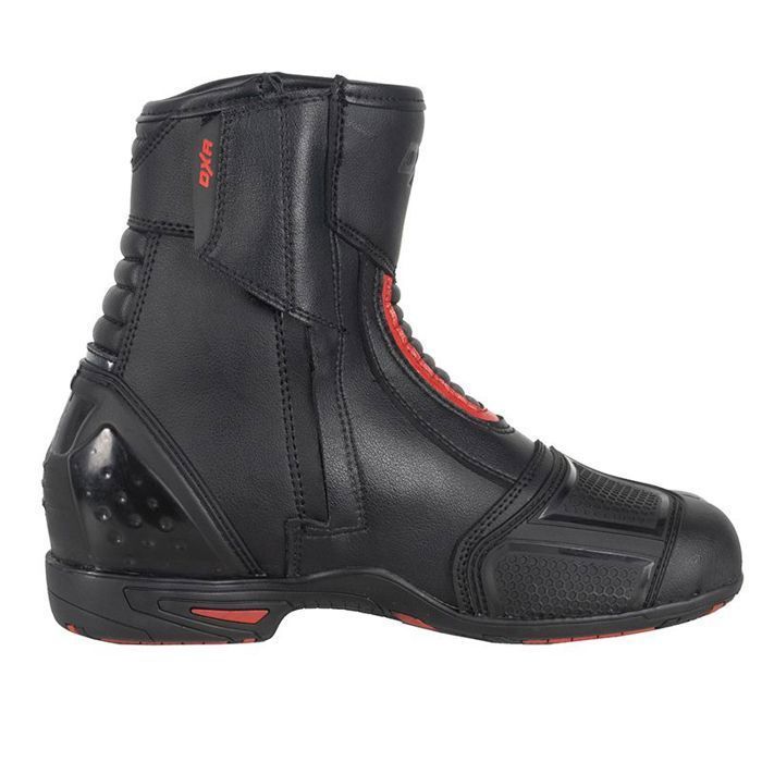 Demi bottes Moto CODE EVO SHORT MOTOBLOUZ homme Noir Rouge Cdiscount Auto