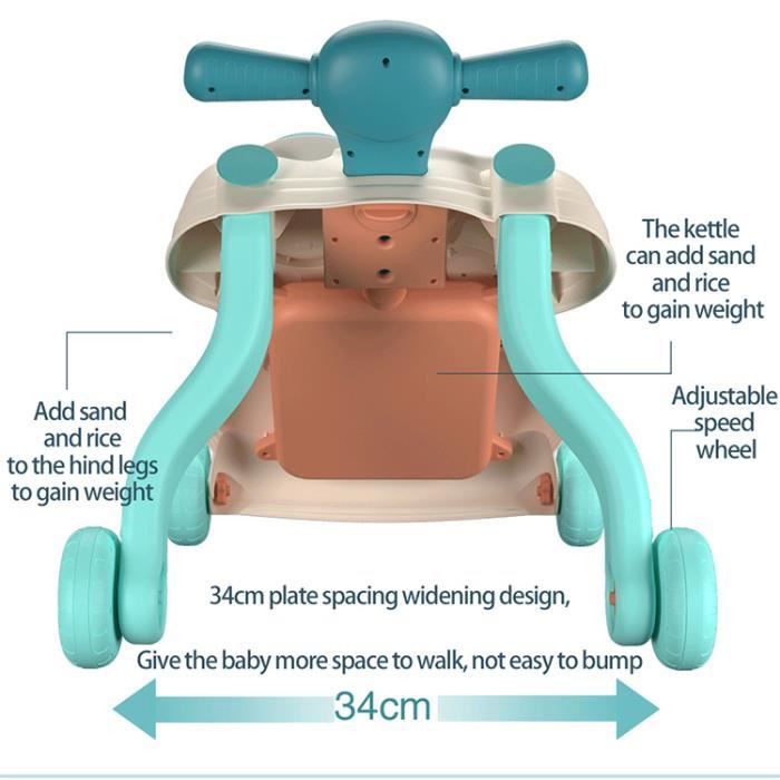 Trotteur Interactif Pour Apprendre Marcher - Poussette DApprentissage Pour  Bébé - Aide La Marche - clairage De Table