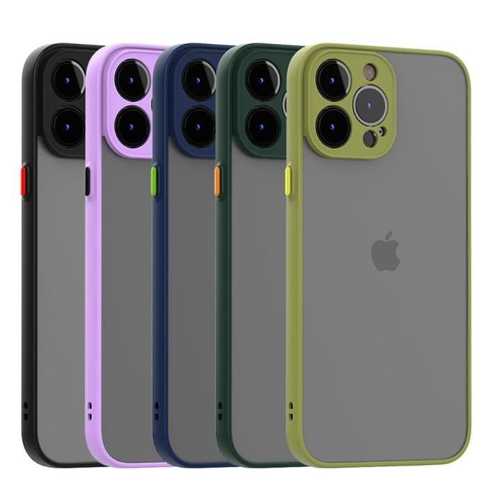 Coque silicone colorée iPhone 13 Pro Max - DOM ACCESS