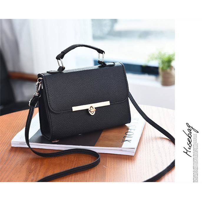 Sac main Sac Bandouli re Femme Chic Tendance en Cuir