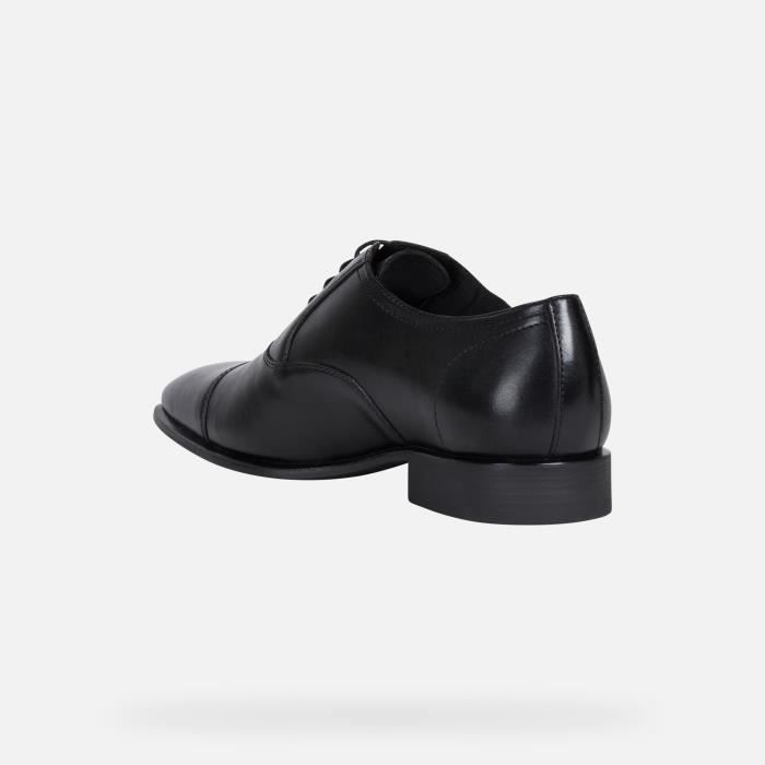 Derbies Geox UOMO HIGH LIFE Homme Cuir Noir Confortable et Respirant Black Cdiscount Chaussures