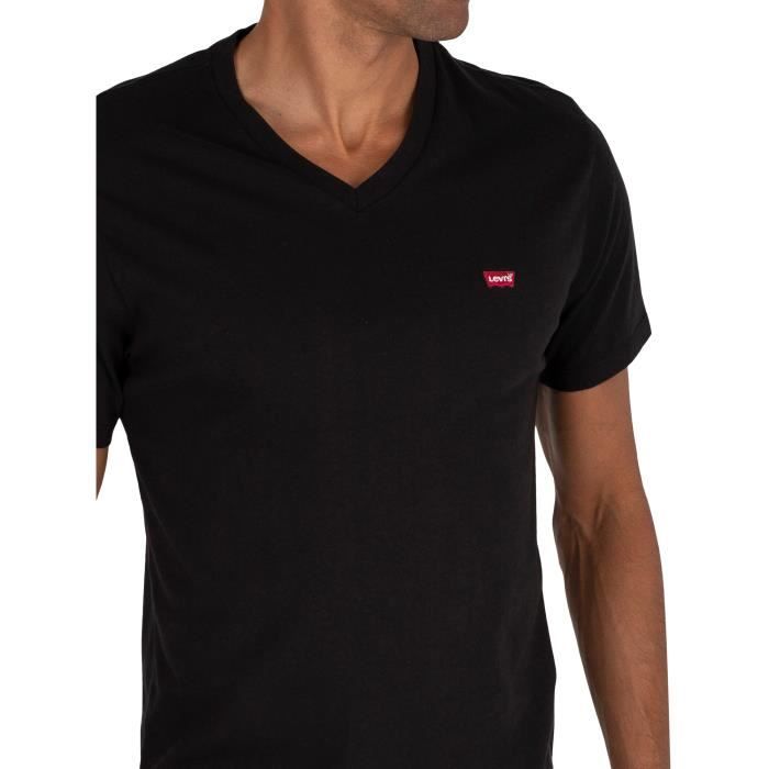 T shirt levis col v homme 2025